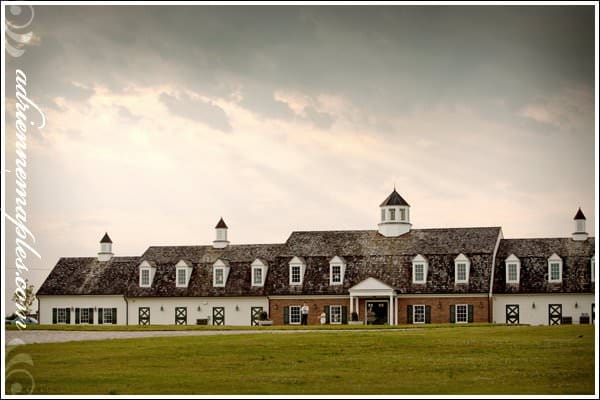 Mildale farm barn before thunderstorm