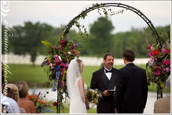 mildale farm outdoor wedding ceremony