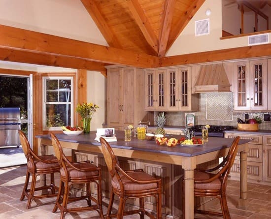 Post and Beam Kitchen