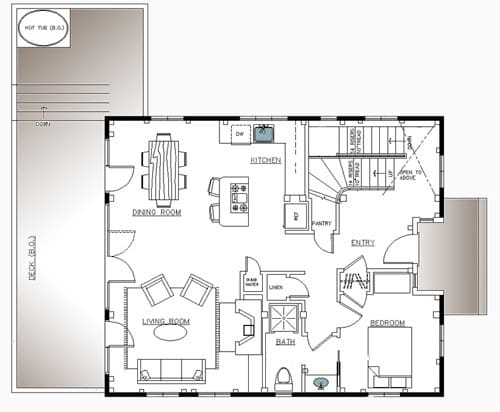 Timber Frame Carriage House Plan