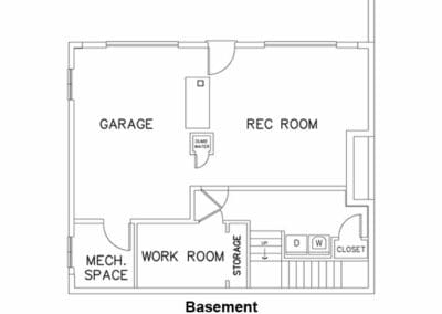 The Kingdom Cottage-Basement Floor Plan