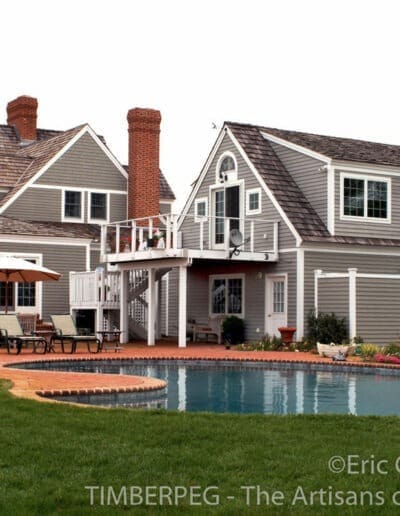 Chestertown, MD (4154) exterior view with kidney shaped pool