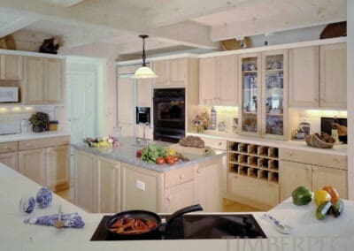 Lake Shore, NH (4226) kitchen with small island