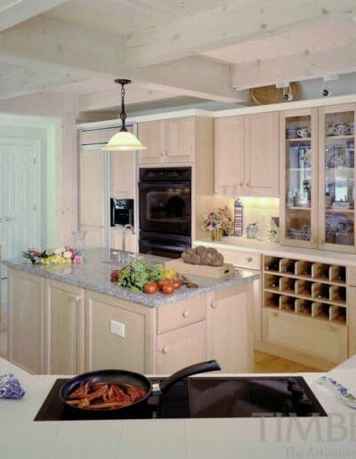 Lake Shore, NH (4226) kitchen with small island