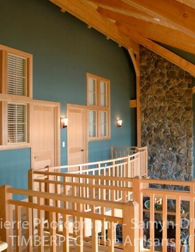 Winnipesaukee, NH (5123) loft view over great room