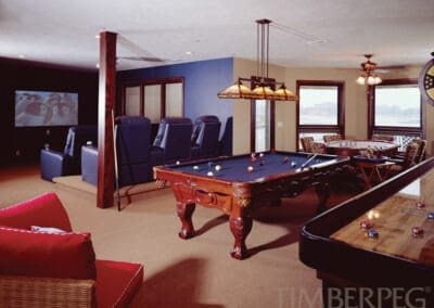 Ashland, NE (5920) recreation room featuring pool table and small home theater