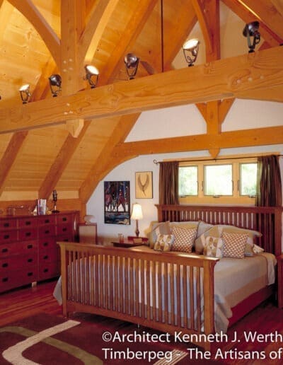 Mills River, NC (6049) bedroom with cathedral ceiling