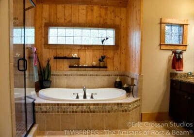 Normandy Glenn, NC (5787) bathroom featuring separate shower and bathtub
