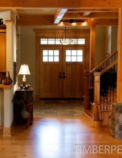 Normandy Glenn, NC (5787) interior view from great room looking towards front door and kitchen