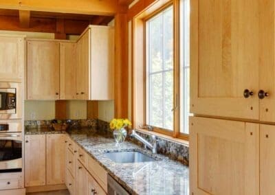 Arts & Crafts timber frame construction kitchen