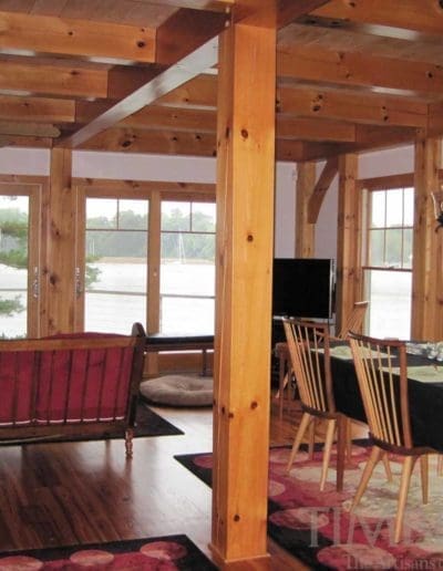 Sassafras River (5166) view of dining area and sitting area and views out over water
