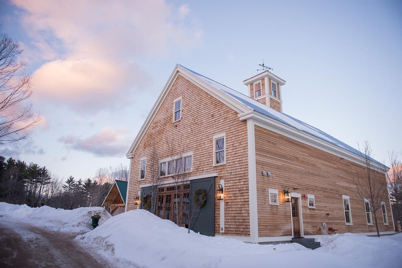 Exterior view in snow