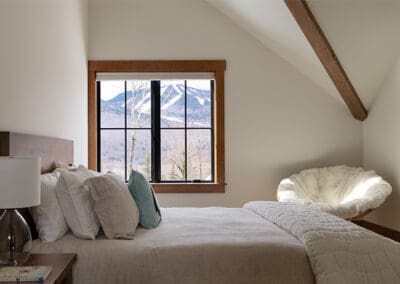 Tecumseh Ski Cabin bedroom