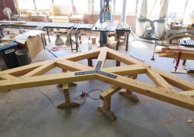 truss in the shop
